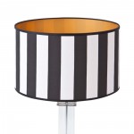 Hotel Light_Lamp Shade_black white belted_35x20cm_cotton