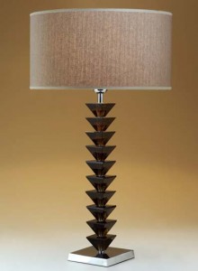 Hotel Light_Table Lamp Glass_75189 Pyramids