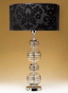 Hotel Light_Table Lamp Glass_75100 Wrapped Balls