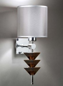 Hotel Light_Wall Lamp Glass_73189 Pyramids